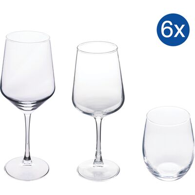 Galileo <p>Set bicchieri acqua e calici vino da 18 pezzi, Rubino Sibilla</p> Galileo <p>Set bicchieri acqua e calici vino da 18 pezzi, Rubino Sibilla</p>