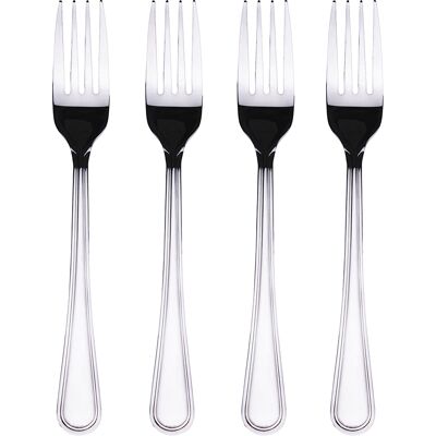 Tivoli <p>Set 4 forchette in acciaio 18/10, silver lucido, Antique</p> Tivoli <p>Set 4 forchette in acciaio 18/10, silver lucido, Antique</p>