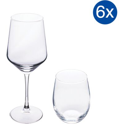 Galileo <p>Set bicchieri acqua e calici vino da 12 pezzi, Rubino Sibilla</p> Galileo <p>Set bicchieri acqua e calici vino da 12 pezzi, Rubino Sibilla</p>