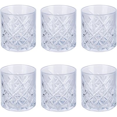 Tivoli <p>Set 6 bicchieri impilabili 375 ml, trasparente, Vintage</p> Tivoli <p>Set 6 bicchieri impilabili 375 ml, trasparente, Vintage</p>