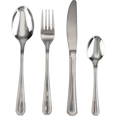 Galileo <p>Set 16 posate in acciaio inox, silver lucido, Impero Sibilla</p> Galileo <p>Set 16 posate in acciaio inox, silver lucido, Impero Sibilla</p>