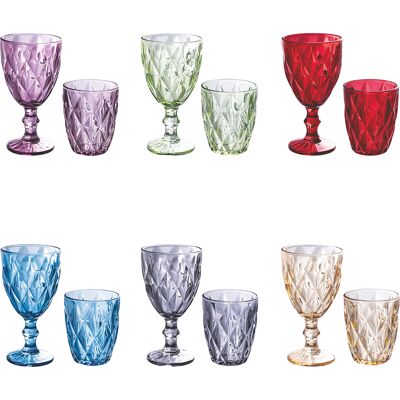Galileo <p>Set bicchieri acqua e calici vino da 12 pezzi, Elizabeth Color Sibilla</p> Galileo <p>Set bicchieri acqua e calici vino da 12 pezzi, Elizabeth Color Sibilla</p>