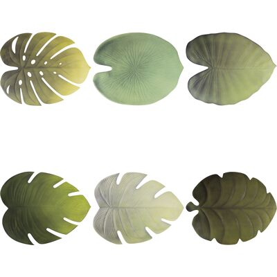 Tivoli <p>Set 6 tovagliette foglie tropicali, Jungle Slim</p> Tivoli <p>Set 6 tovagliette foglie tropicali, Jungle Slim</p>