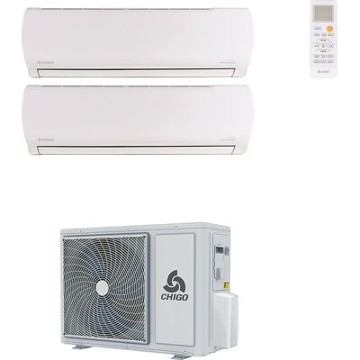 Kooper <p>Climatizzatore Aero Dual split 9000 Btu + 12000 Btu, Chigo</p> Kooper <p>Climatizzatore Aero Dual split 9000 Btu + 12000 Btu, Chigo</p>