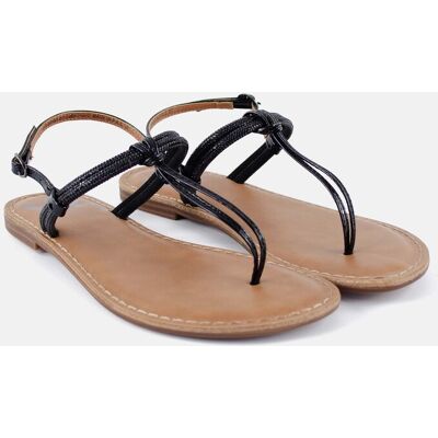 Ynot ? Belen Sandalo Infradito Flat Donna Black 36 Ynot ? Belen Sandalo Infradito Flat Donna Black 36