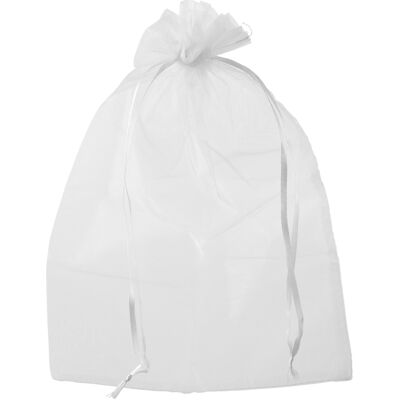 SPRINTIS 1 Pacchetto - Sacchetti di organza con chiusura a nastro in raso bianco 200 x 300 mm SPRINTIS 1 Pacchetto - Sacchetti di organza con chiusura a nastro in raso bianco 200 x 300 mm