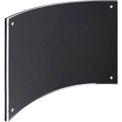 SPRINTIS 1 Cornice portafoto magnetica, curva trasparente, nero 175 x 240 mm/A5, acrilico (PMMA) SPRINTIS 1 Cornice portafoto magnetica, curva trasparente, nero 175 x 240 mm/A5, acrilico (PMMA)