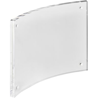SPRINTIS 1 Cornice portafoto magnetica, curva trasparente 130 x 180 mm/A6, acrilico (PMMA) SPRINTIS 1 Cornice portafoto magnetica, curva trasparente 130 x 180 mm/A6, acrilico (PMMA)