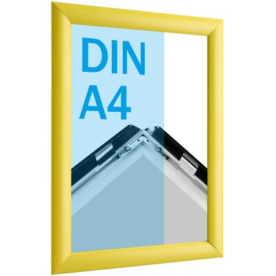 SPRINTIS Schenk GmbH & Co. KG 1 Unità - Cornice a scatto, alluminio, A4 Ad angolo squadrato giallo 25 mm SPRINTIS Schenk GmbH & Co. KG 1 Unità - Cornice a scatto, alluminio, A4 Ad angolo squadrato giallo 25 mm