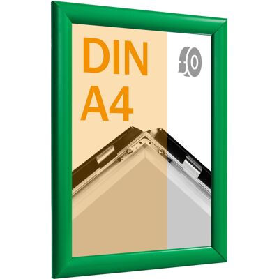SPRINTIS Schenk GmbH & Co. KG 1 Unità - Cornice a scatto, alluminio, A4, autoadesivo Ad angolo squadrato verde SPRINTIS Schenk GmbH & Co. KG 1 Unità - Cornice a scatto, alluminio, A4, autoadesivo Ad angolo squadrato verde