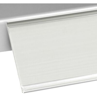 SPRINTIS 1 Unità - Profilo portaprezzi DBR autoadesivo 39 mm 1000 mm grigio per incollare (nastro adesivo standard), PVC SPRINTIS 1 Unità - Profilo portaprezzi DBR autoadesivo 39 mm 1000 mm grigio per incollare (nastro adesivo standard), PVC