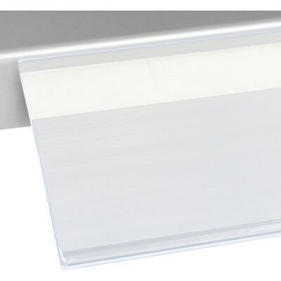 SPRINTIS 1 Unità - Profilo portaprezzi DBR autoadesivo 52 mm 1000 mm trasparente per incollare (nastro adesivo standard), PVC SPRINTIS 1 Unità - Profilo portaprezzi DBR autoadesivo 52 mm 1000 mm trasparente per incollare (nastro adesivo standard), PVC