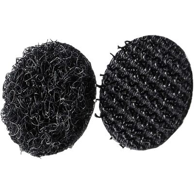 SPRINTIS 1 Pacchetto - Bollini a strappo su foglio, set di asola e uncino 13 mm nero Set - nastro maschio + nastro femmina 140 paio, nylon poliestere SPRINTIS 1 Pacchetto - Bollini a strappo su foglio, set di asola e uncino 13 mm nero Set - nastro maschio + nastro femmina 140 paio, nylon poliestere
