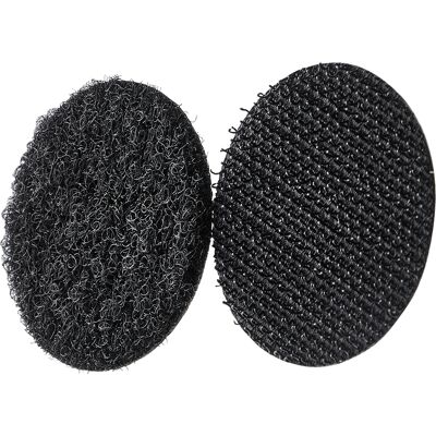 SPRINTIS 1 Pacchetto - Bollini a strappo su foglio, set di asola e uncino 33 mm nero Set - nastro maschio + nastro femmina 96 paio, nylon poliestere SPRINTIS 1 Pacchetto - Bollini a strappo su foglio, set di asola e uncino 33 mm nero Set - nastro maschio + nastro femmina 96 paio, nylon poliestere