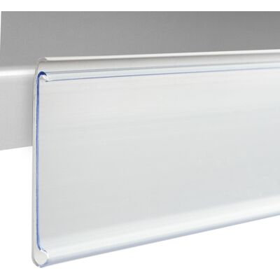 SPRINTIS 1 Unità - Profilo portaprezzi DBR autoadesivo con bordo di presa 39 mm 1000 mm bianco per incollare (nastro adesivo standard), PVC SPRINTIS 1 Unità - Profilo portaprezzi DBR autoadesivo con bordo di presa 39 mm 1000 mm bianco per incollare (nastro adesivo standard), PVC