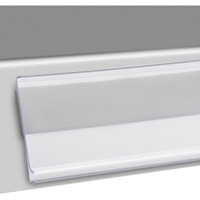 SPRINTIS 100 Unità - Profilo portaprezzi DBR autoadesivo 18 mm 100 mm trasparente per incollare (nastro in schiuma), PVC SPRINTIS 100 Unità - Profilo portaprezzi DBR autoadesivo 18 mm 100 mm trasparente per incollare (nastro in schiuma), PVC