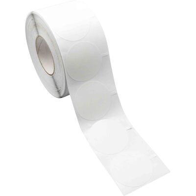 SPRINTIS 1 Rotolo - Bollini biadesivi, forte/forte 75 mm 1000 pz, Carta, trasparente SPRINTIS 1 Rotolo - Bollini biadesivi, forte/forte 75 mm 1000 pz, Carta, trasparente