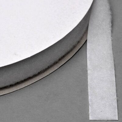 SPRINTIS 1 Rotolo - Nastro a strappo per cucitura, asola (femmina) rotolo con 25 m 20 mm bianco, nylon poliestere SPRINTIS 1 Rotolo - Nastro a strappo per cucitura, asola (femmina) rotolo con 25 m 20 mm bianco, nylon poliestere