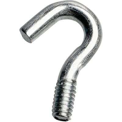 SPRINTIS 10 Unità - Ganci da avvitare con diametro interno di 5,5 mm, filettatura M4, acciaio, argento SPRINTIS 10 Unità - Ganci da avvitare con diametro interno di 5,5 mm, filettatura M4, acciaio, argento