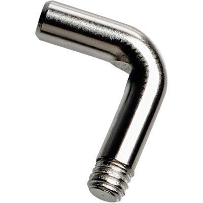 SPRINTIS 10 Unità - Ganci a L con filettatura M4, 17 x 14 mm, acciaio, argento SPRINTIS 10 Unità - Ganci a L con filettatura M4, 17 x 14 mm, acciaio, argento