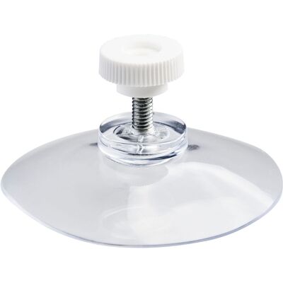 SPRINTIS Schenk GmbH & Co. KG 1 Unità - Ventose con dado zingrinato dado zigrinato in plastica bianca 50 mm M4, 10 mm di lunghezza, PVC morbido, trasparente SPRINTIS Schenk GmbH & Co. KG 1 Unità - Ventose con dado zingrinato dado zigrinato in plastica bianca 50 mm M4, 10 mm di lunghezza, PVC morbido, trasparente