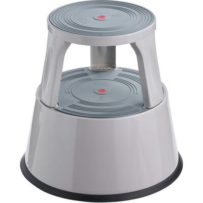 Twinco Twin Steel 6300 - Sgabello - Acciaio verniciato a polvere - Grigio Twinco Twin Steel 6300 - Sgabello - Acciaio verniciato a polvere - Grigio