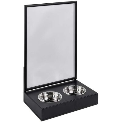 SPRINTIS 1 Unità - Cavalletto pubblicitario A1 "Pet Friendly" con ciotole per cani nero, alluminio SPRINTIS 1 Unità - Cavalletto pubblicitario A1 "Pet Friendly" con ciotole per cani nero, alluminio