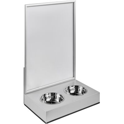 SPRINTIS 1 Unità - Cavalletto pubblicitario A1 "Pet Friendly" con ciotole per cani argento, alluminio SPRINTIS 1 Unità - Cavalletto pubblicitario A1 "Pet Friendly" con ciotole per cani argento, alluminio