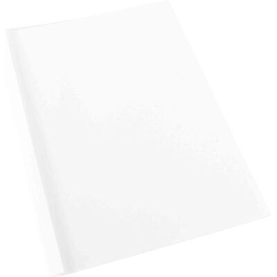 SPRINTIS 100 Unità - Cartellina a rilegatura termica A4, linguetta di archiviazione, cartoncino, per un massimo di 15 fogli, bianco 1.5 mm, Cartone SPRINTIS 100 Unità - Cartellina a rilegatura termica A4, linguetta di archiviazione, cartoncino, per un massimo di 15 fogli, bianco 1.5 mm, Cartone