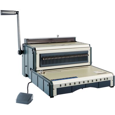 LMG Germany 1 Unità - Rilegatrice elettrica D310, passo 3:1, 34 anelli metallici, ferro PVC Gomma, grigio LMG Germany 1 Unità - Rilegatrice elettrica D310, passo 3:1, 34 anelli metallici, ferro PVC Gomma, grigio