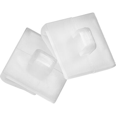 SPRINTIS 100 Unità - Clip per soffitto con asola, PP, traslucido SPRINTIS 100 Unità - Clip per soffitto con asola, PP, traslucido