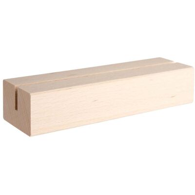SPRINTIS 1 Unità - Portacarte in legno, base per sistema di combinazione variabile MODUL 148 mm legno di faggio fessura di inserimento diritta SPRINTIS 1 Unità - Portacarte in legno, base per sistema di combinazione variabile MODUL 148 mm legno di faggio fessura di inserimento diritta