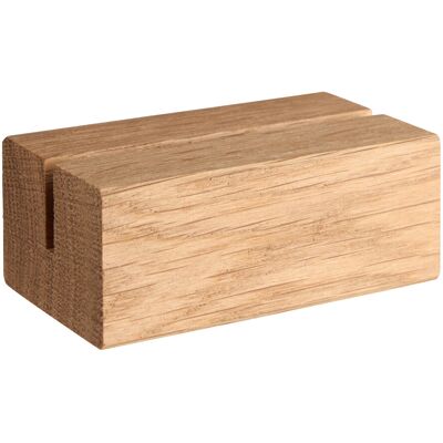SPRINTIS 1 Unità - Portacarte in legno, base per sistema di combinazione variabile MODUL 74 mm legno di rovere fessura di inserimento diritta SPRINTIS 1 Unità - Portacarte in legno, base per sistema di combinazione variabile MODUL 74 mm legno di rovere fessura di inserimento diritta