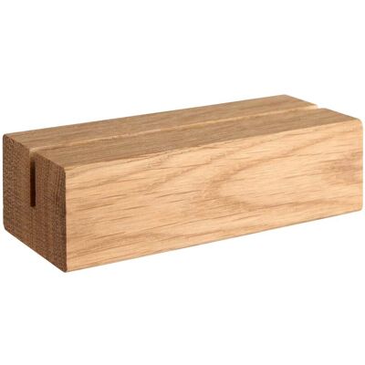 SPRINTIS 1 Unità - Portacarte in legno, base per sistema di combinazione variabile MODUL 105 mm legno di rovere fessura di inserimento diritta SPRINTIS 1 Unità - Portacarte in legno, base per sistema di combinazione variabile MODUL 105 mm legno di rovere fessura di inserimento diritta