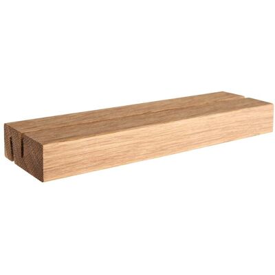 SPRINTIS 1 Unità - Portacarte in legno, base per sistema di combinazione variabile MODUL 210 mm legno di rovere fessura di inserimento diritta e obliqua SPRINTIS 1 Unità - Portacarte in legno, base per sistema di combinazione variabile MODUL 210 mm legno di rovere fessura di inserimento diritta e obliqua