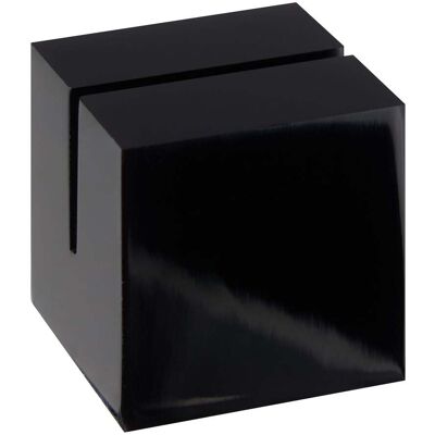 SPRINTIS 1 Unità - Portacarte "Cube" in acrilico nero brillante, acrilico (PMMA) SPRINTIS 1 Unità - Portacarte "Cube" in acrilico nero brillante, acrilico (PMMA)
