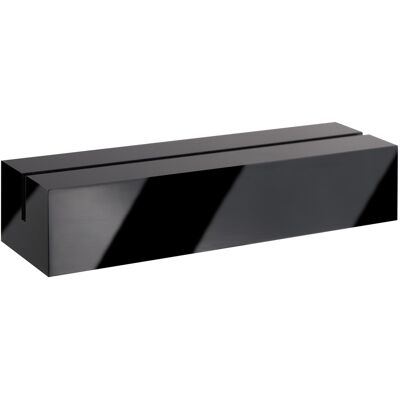 SPRINTIS 1 Unità - Portacarte in acrilico, base per sistema di combinazione variabile MODUL 148 mm nero brillante, acrilico (PMMA) SPRINTIS 1 Unità - Portacarte in acrilico, base per sistema di combinazione variabile MODUL 148 mm nero brillante, acrilico (PMMA)
