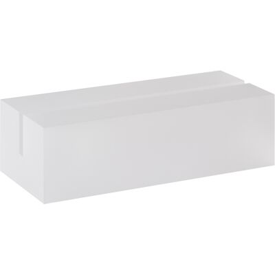 SPRINTIS 1 Unità - Portacarte in acrilico, base per sistema di combinazione variabile MODUL 105 mm trasparente opaca, acrilico (PMMA) SPRINTIS 1 Unità - Portacarte in acrilico, base per sistema di combinazione variabile MODUL 105 mm trasparente opaca, acrilico (PMMA)