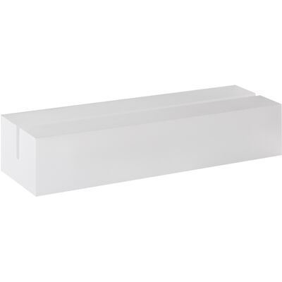SPRINTIS 1 Unità - Portacarte in acrilico, base per sistema di combinazione variabile MODUL 148 mm trasparente opaca, acrilico (PMMA) SPRINTIS 1 Unità - Portacarte in acrilico, base per sistema di combinazione variabile MODUL 148 mm trasparente opaca, acrilico (PMMA)