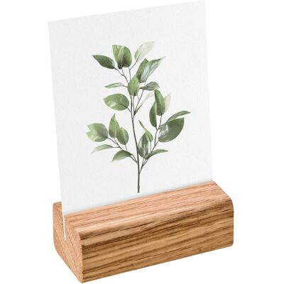 SPRINTIS 1 Unità - Portacarte in legno 60 mm Rovere fessura di inserimento obliqua oliato, legno di rovere SPRINTIS 1 Unità - Portacarte in legno 60 mm Rovere fessura di inserimento obliqua oliato, legno di rovere