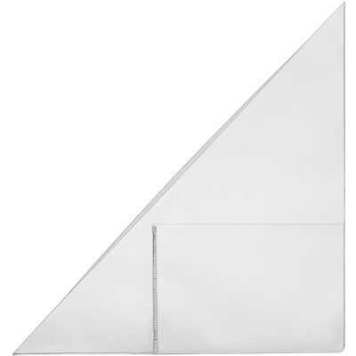 SPRINTIS 100 Unità - Tasche triangolari con tasca porta biglietti da visita, autoadesivo, plastica PP, trasparente 170 x 170 mm – destra SPRINTIS 100 Unità - Tasche triangolari con tasca porta biglietti da visita, autoadesivo, plastica PP, trasparente 170 x 170 mm – destra