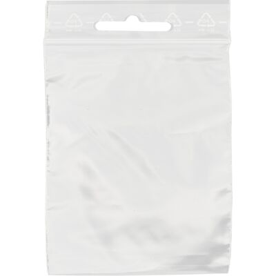 SPRINTIS 1000 Unità - Sacchetti con chiusura ZIP con euro slot, plastica PE 50 µm 180 x 250 mm, trasparente SPRINTIS 1000 Unità - Sacchetti con chiusura ZIP con euro slot, plastica PE 50 µm 180 x 250 mm, trasparente