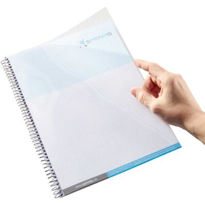 SPRINTIS 100 Unità - Copertine A4 a righe PP 300 µm, trasparente SPRINTIS 100 Unità - Copertine A4 a righe PP 300 µm, trasparente
