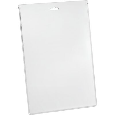 SPRINTIS 50 Unità - Buste porta badge A6, formato verticale, PVC rigido con euro slot, trasparente SPRINTIS 50 Unità - Buste porta badge A6, formato verticale, PVC rigido con euro slot, trasparente