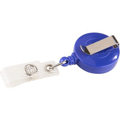 SPRINTIS 25 Unità - Porta badge a yoyo PREMIUM blu, Plastica SPRINTIS 25 Unità - Porta badge a yoyo PREMIUM blu, Plastica