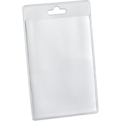 SPRINTIS 100 Unità - Buste porta badge, formato carta di credito, formato verticale, con euro slot, PVC morbido, trasparente SPRINTIS 100 Unità - Buste porta badge, formato carta di credito, formato verticale, con euro slot, PVC morbido, trasparente