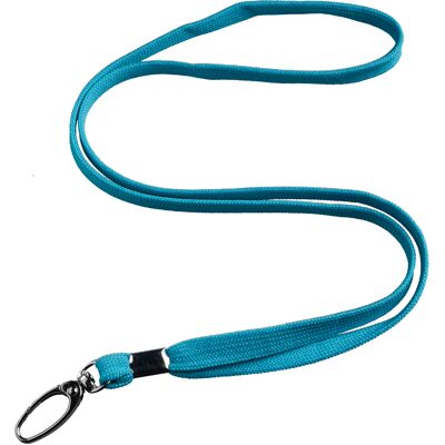 SPRINTIS 100 Unità - Lanyard, 10 mm di larghezza azzurro con clip moschettone, poliestere SPRINTIS 100 Unità - Lanyard, 10 mm di larghezza azzurro con clip moschettone, poliestere