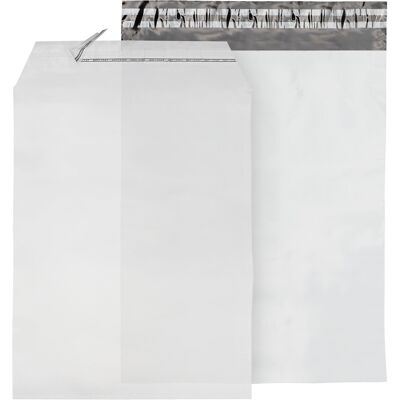 SPRINTIS 100 Unità - Buste con patella di chiusura, plastica PE, trasparente 440 x 620 mm - A2 50 µm SPRINTIS 100 Unità - Buste con patella di chiusura, plastica PE, trasparente 440 x 620 mm - A2 50 µm