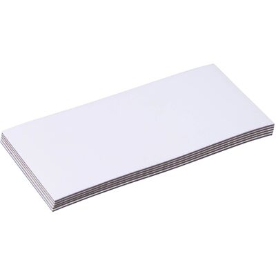 SPRINTIS 100 Unità - Etichette magnetiche scrivibili 40 x 80 mm bianco, ferrite PVC SPRINTIS 100 Unità - Etichette magnetiche scrivibili 40 x 80 mm bianco, ferrite PVC