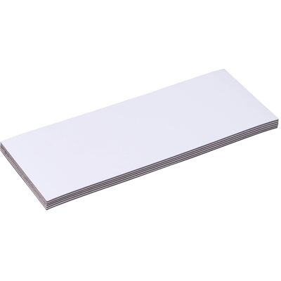 SPRINTIS 100 Unità - Etichette magnetiche scrivibili 40 x 100 mm bianco, ferrite PVC SPRINTIS 100 Unità - Etichette magnetiche scrivibili 40 x 100 mm bianco, ferrite PVC
